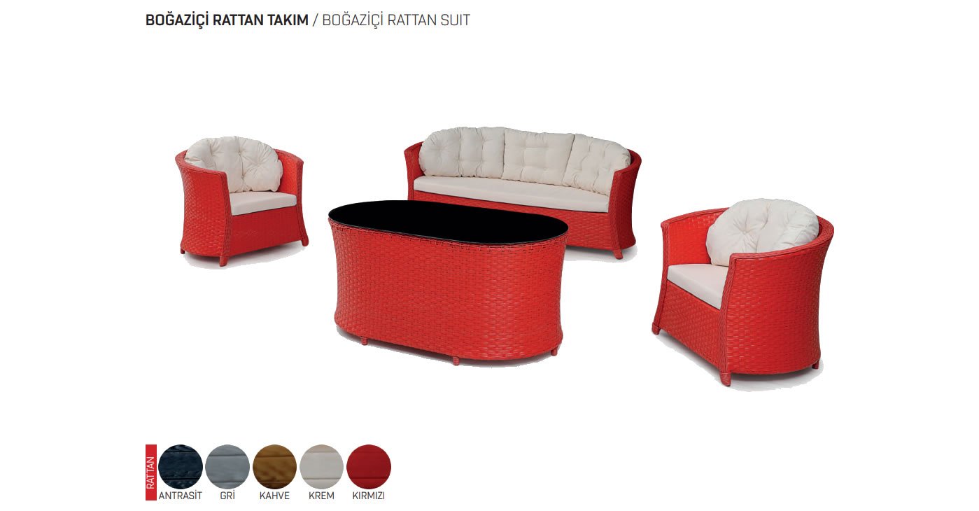 Rattan-Gartenmöbel