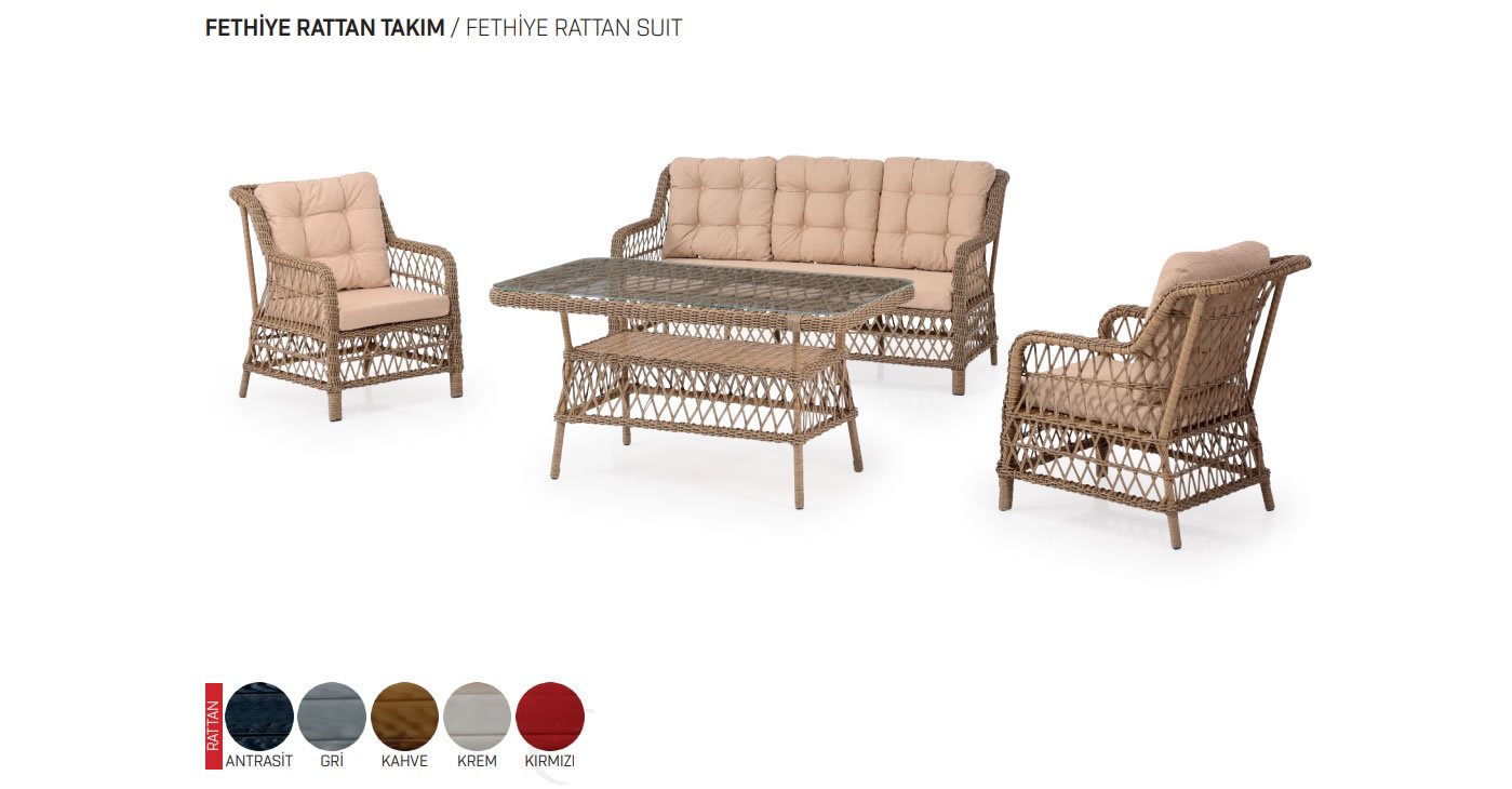 Rattan-Gartenmöbel