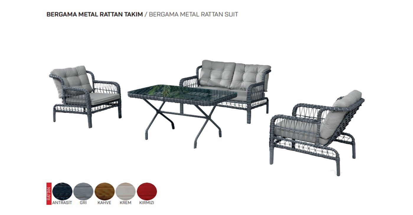 Rattan-Gartenmöbel