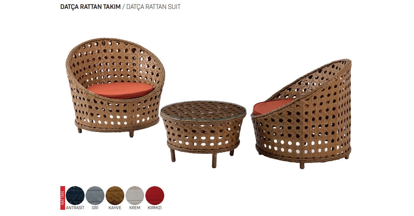 Rattan-Gartenmöbel