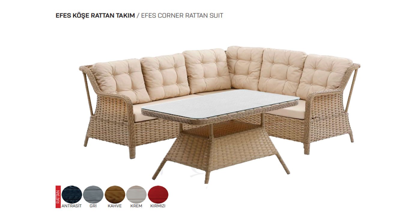 Rattan-Gartenmöbel