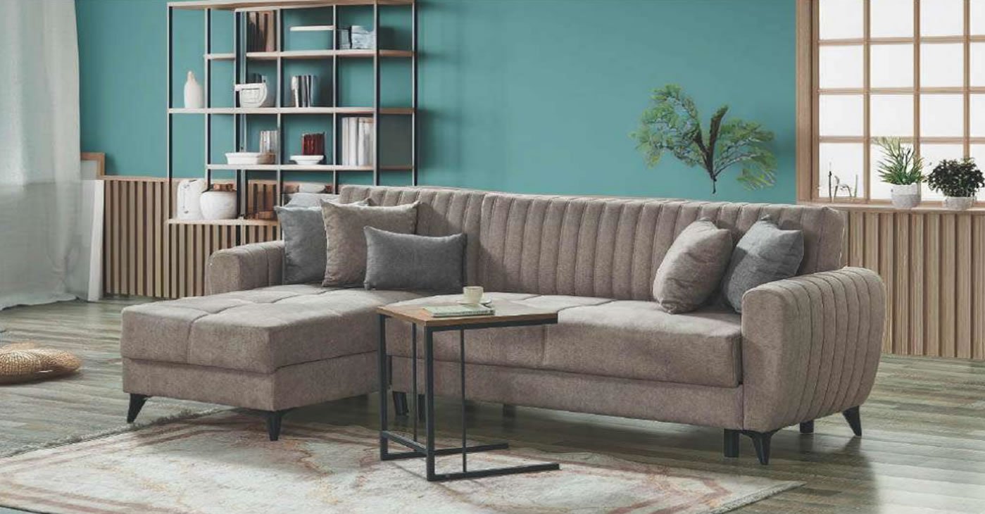 Demontiertes Ecksofa