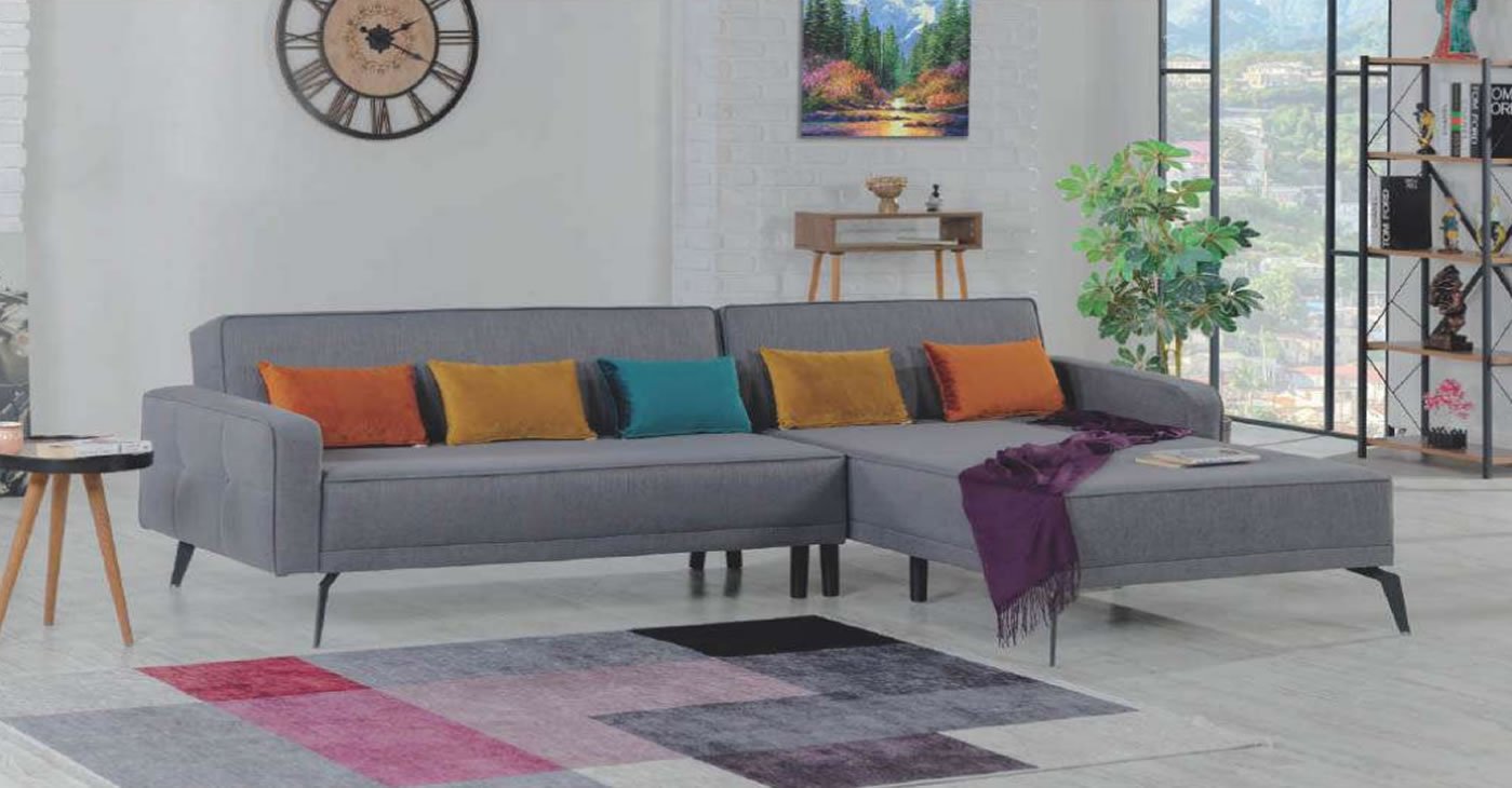 Demontiertes Ecksofa