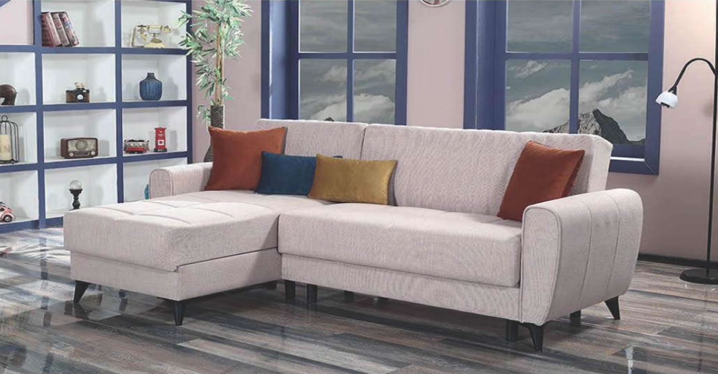 Demontiertes Ecksofa