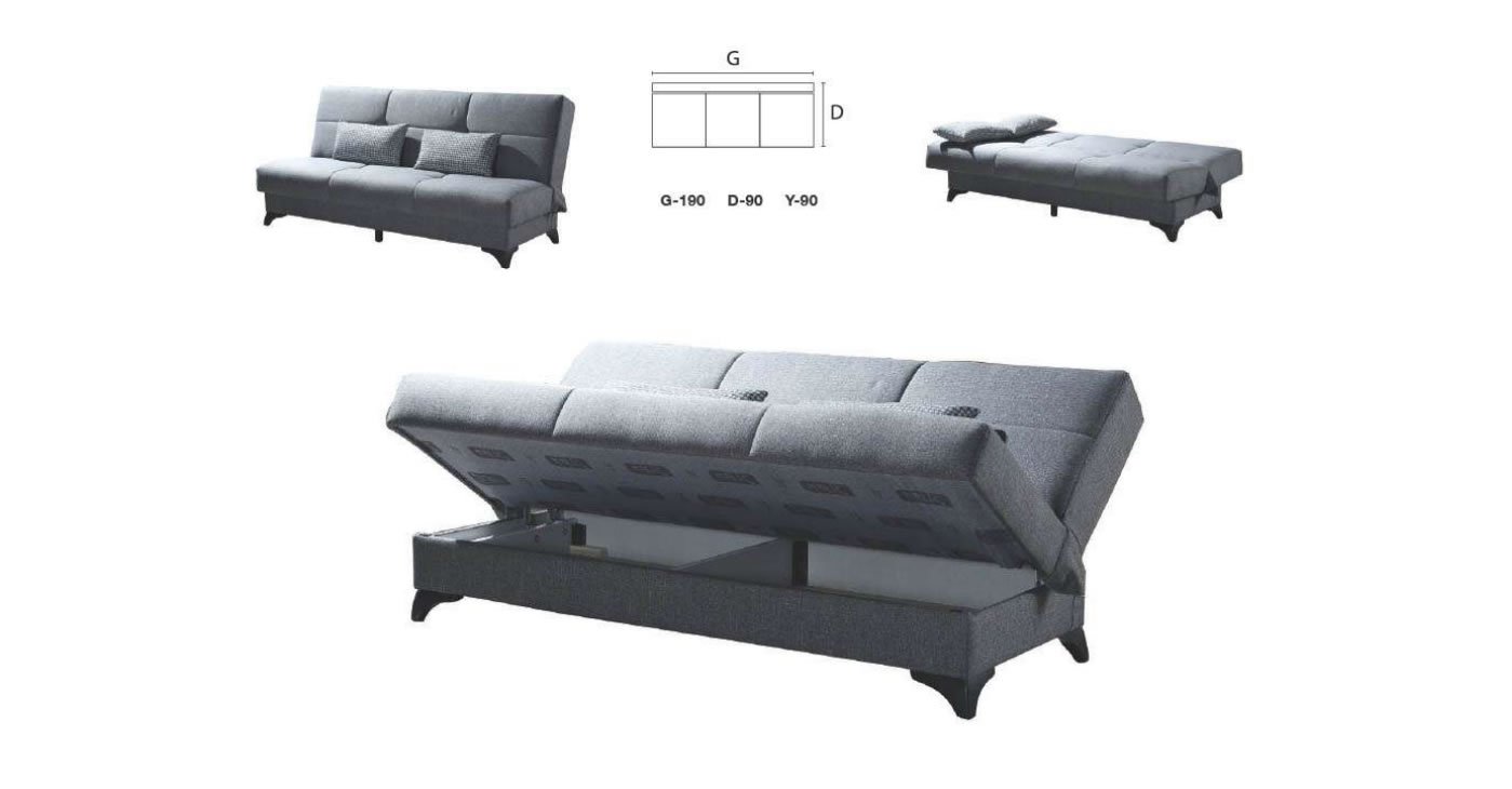 Zerlegbares Sofa